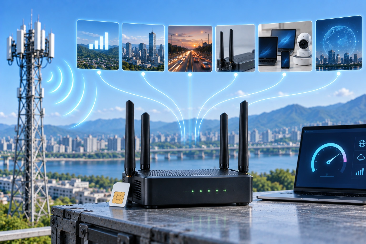 5G 라우터의 인터넷 속도는 무엇에 따라 달라지나요?